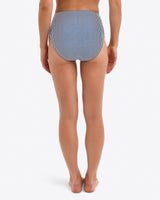Seersucker High Waist Bottom