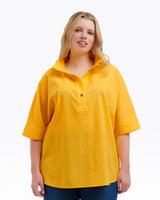 Logan Top in Cotton Dobby