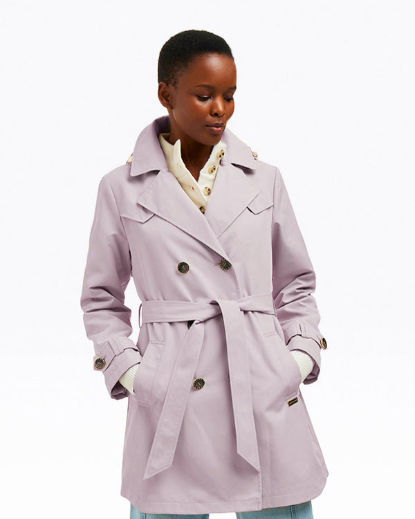 Meghan Trench Coat in Taro