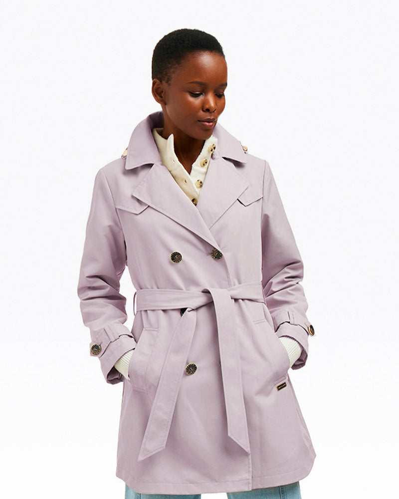 Meghan Trench Coat in Taro