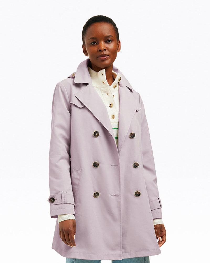 Meghan Trench Coat in Taro