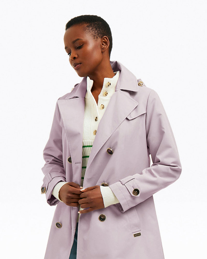 Meghan Trench Coat in Taro