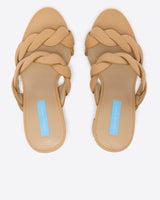 Dolly Heel Sandal in Natural