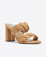 Dolly Heel Sandal in Natural