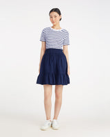 Wilson Mini Dress in Navy Stripe