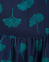 Katie Midi Dress in Ginko Leaf