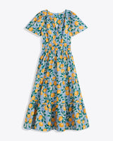 Hollie Midi Dress in Lemon Blossom