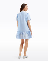Molly Mini Dress in Oxford Shirting