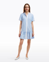 Molly Mini Dress in Oxford Shirting
