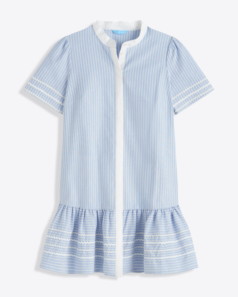 Molly Mini Dress in Oxford Shirting