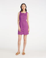 Hannah Shift Dress in Amethyst
