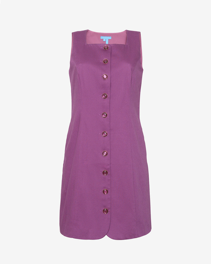 Hannah Shift Dress in Amethyst
