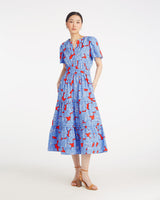 Hollie Midi Dress in Floating Floral