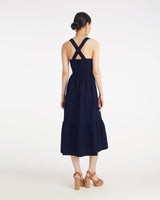 Blake Midi Dress in Seersucker