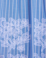 Dottie Babydoll Dress with Floral Embroidery