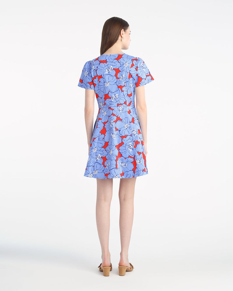 Mae Love Circle Mini Dress in Floating Floral