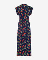 Devin V-Neck Midi Dress in Cherry Blossom