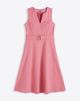 Charlotte Midi Dress in Circle Geo