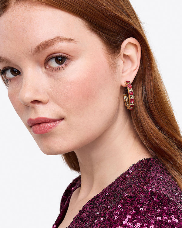 Studded Hoops