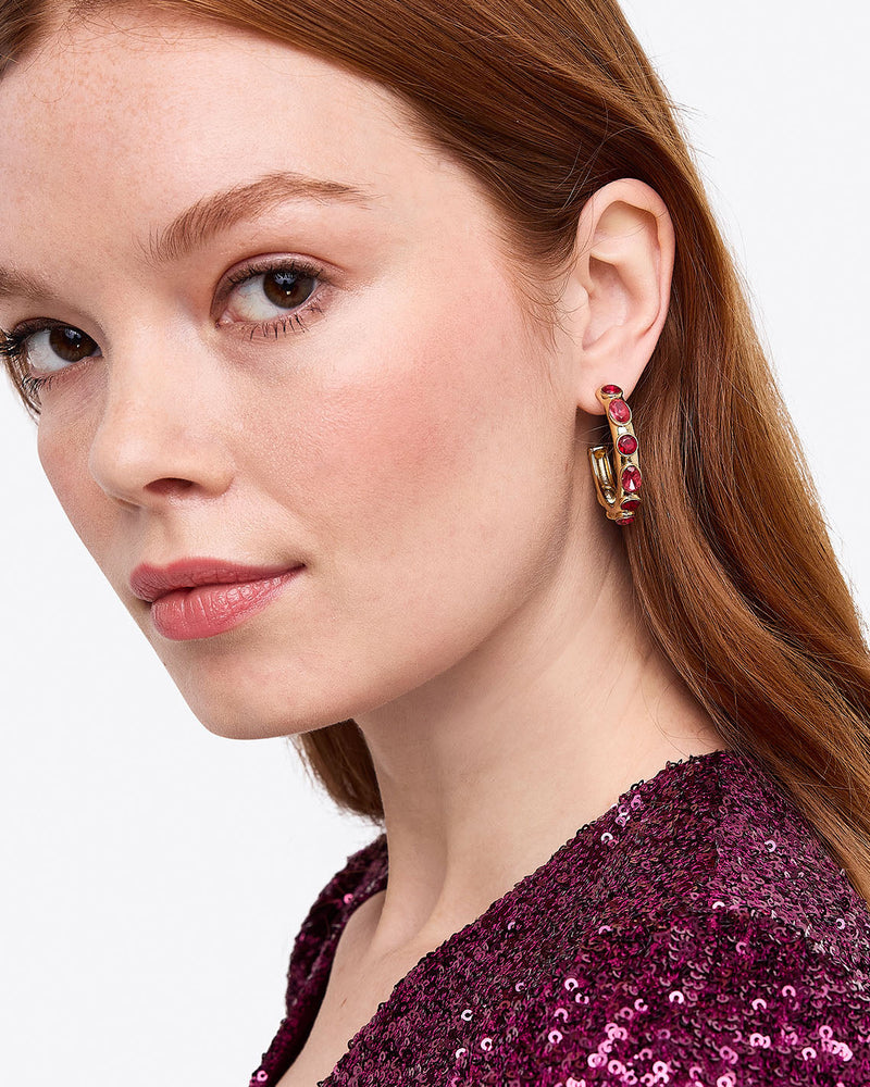 Studded Hoops