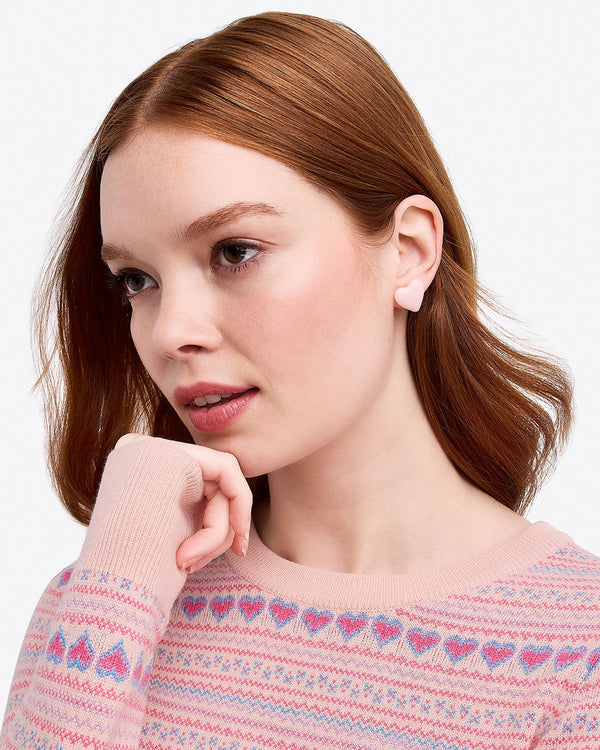 Puffy Heart Stud