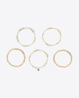 Green Stretch Bracelet Set