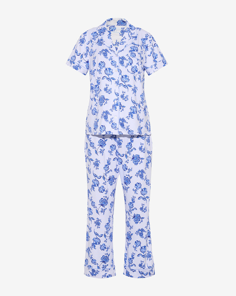 Linda Pajama Set in Magnolia Toile