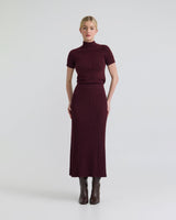 Belle Rib Knitted Skirt