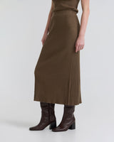 Belle Rib Knitted Skirt