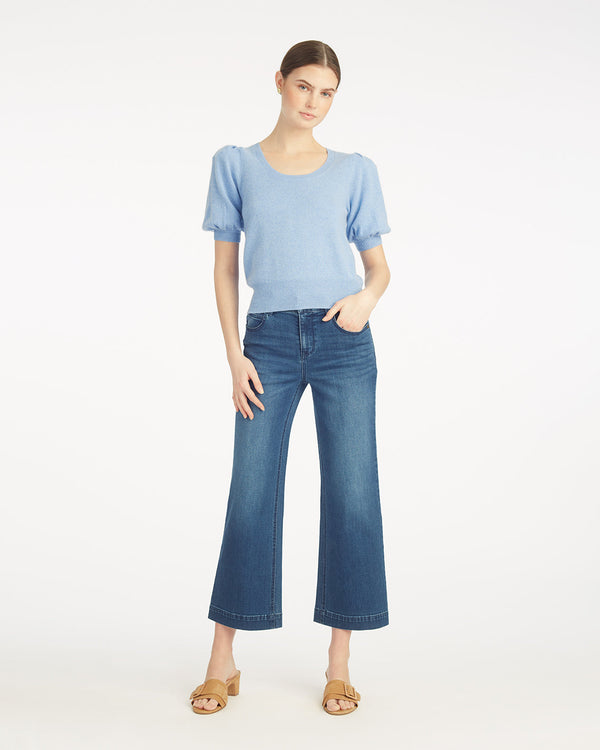 Short Sleeve Cashmere Sweater