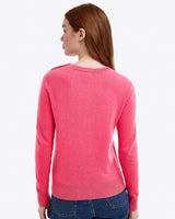 Button Shoulder Cashmere Sweater