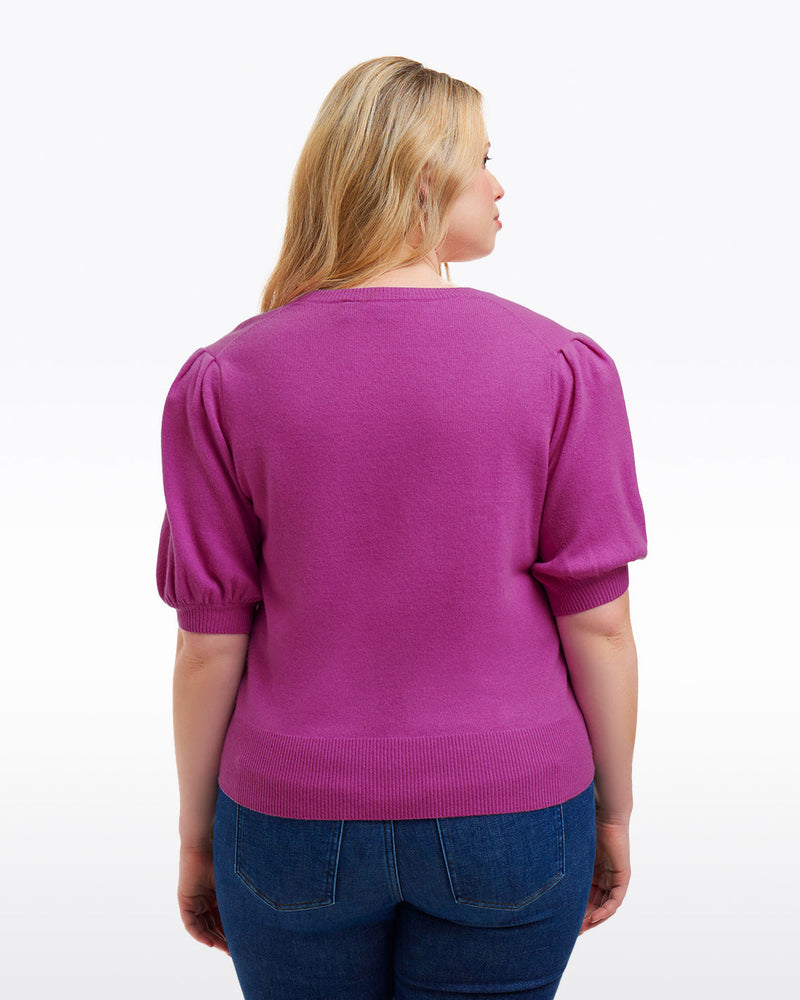 Short Sleeve Cashmere Sweater