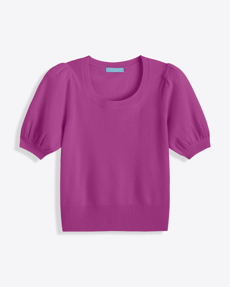 Short Sleeve Cashmere Sweater