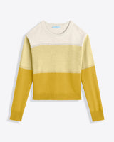 Colorblock Crewneck Sweater