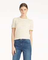 Short Sleeve Pointelle Sweater