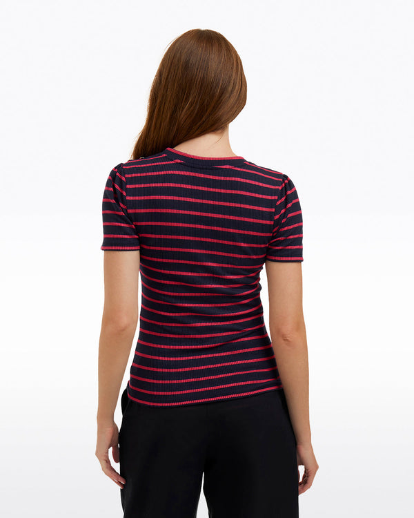 Stripe Crewneck Tee