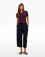 Stripe Crewneck Tee