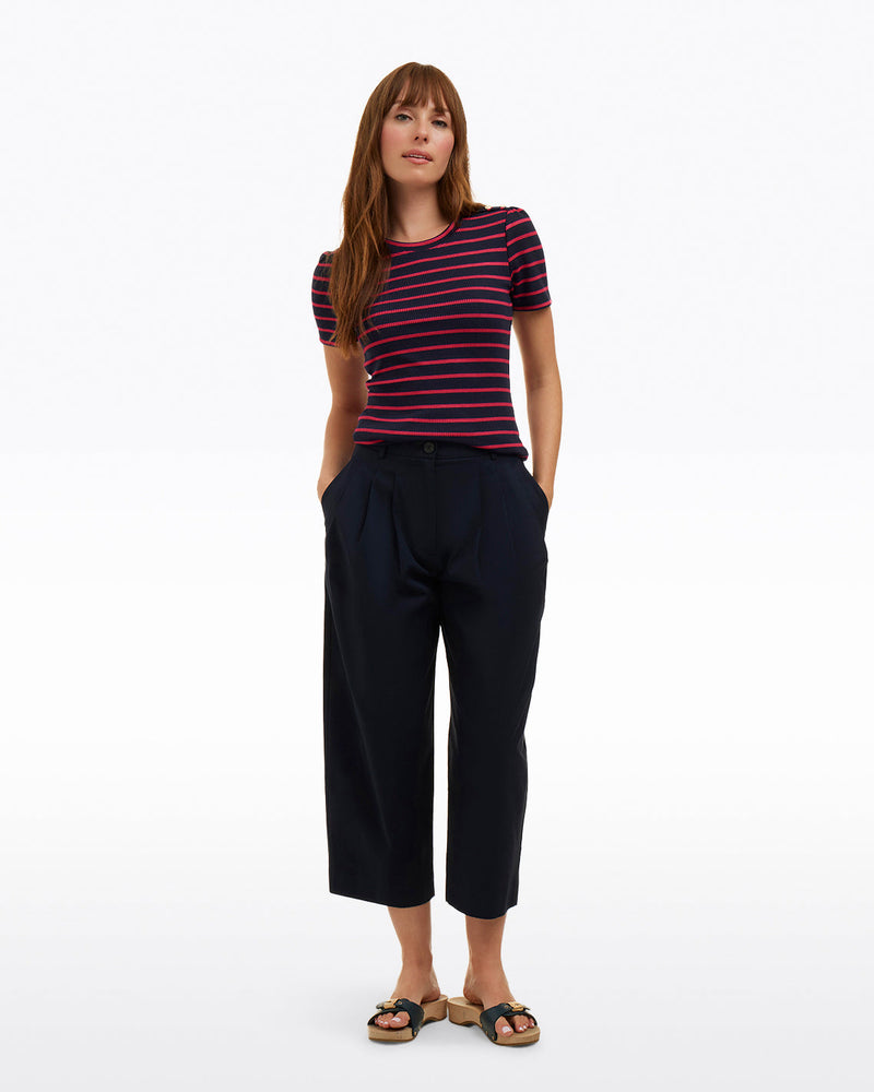 Stripe Crewneck Tee