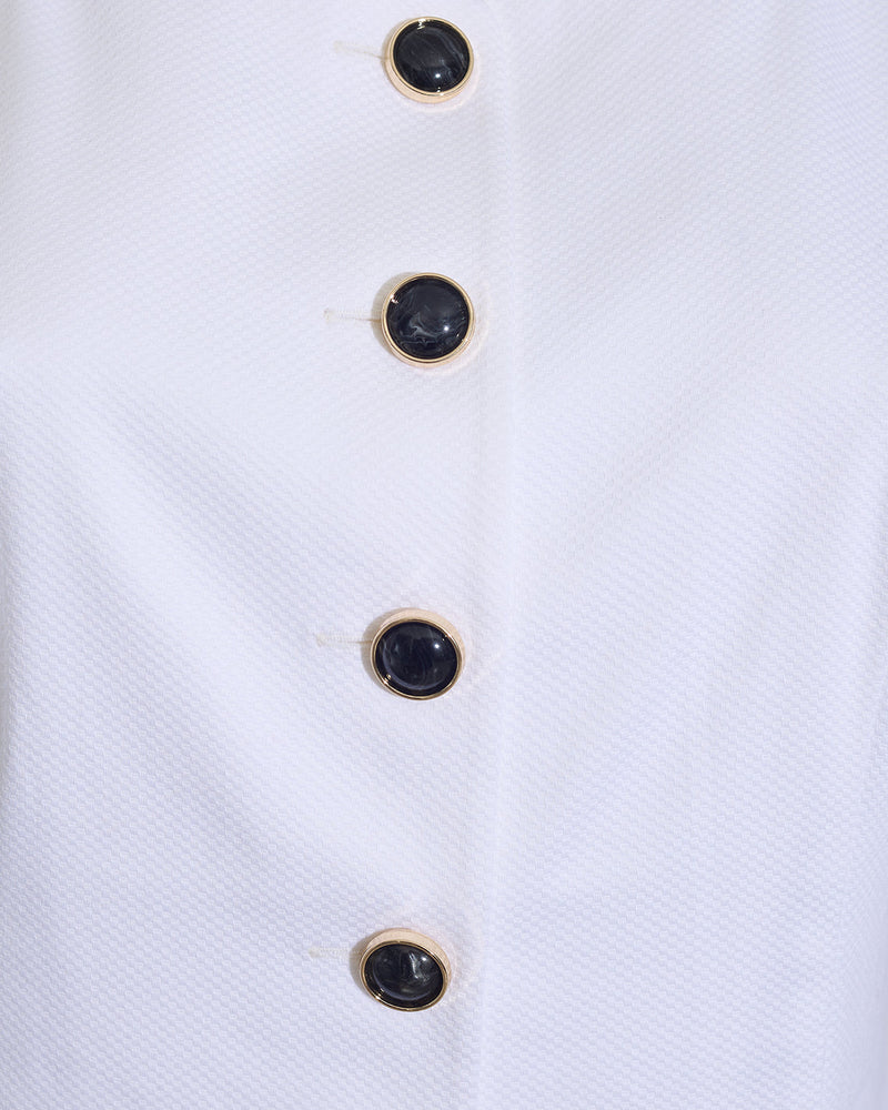 Tailored Top in Pique