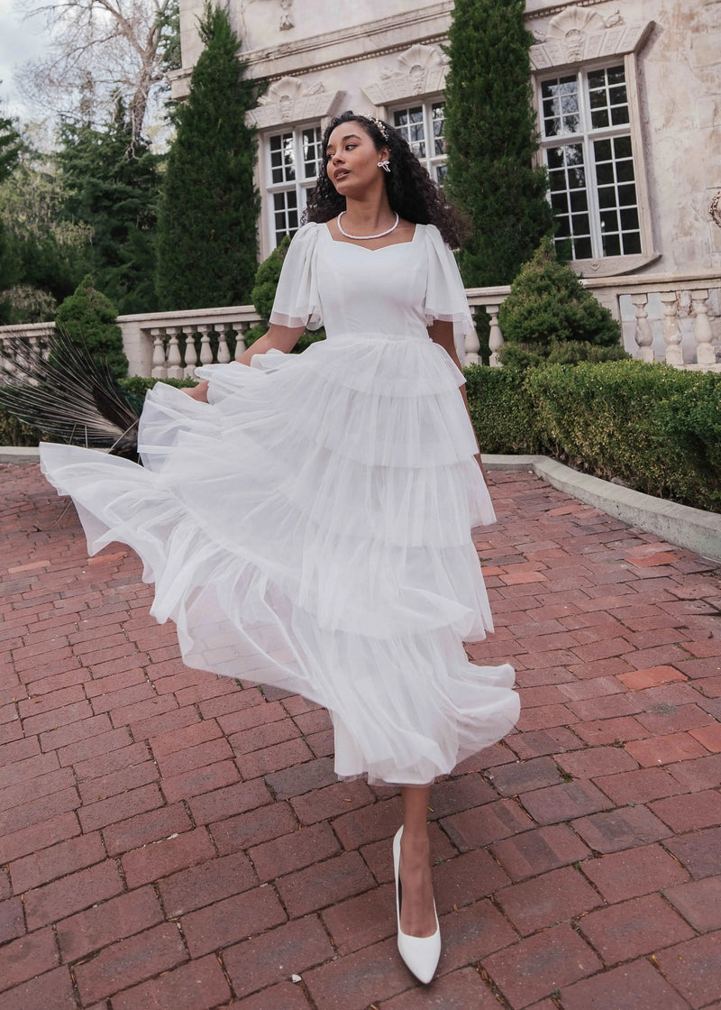 Allegro Dress White