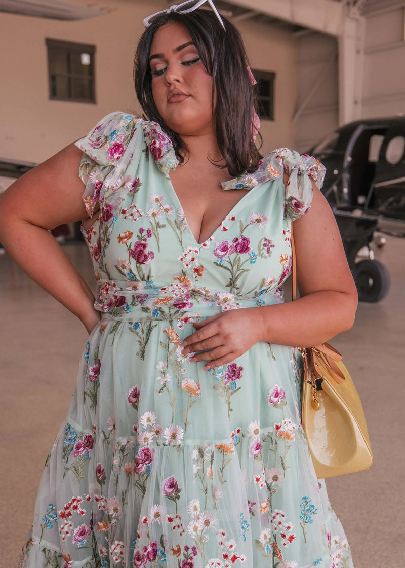 Margaret Midi Dress Green