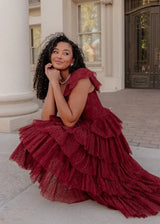 Mia Dress Burgundy